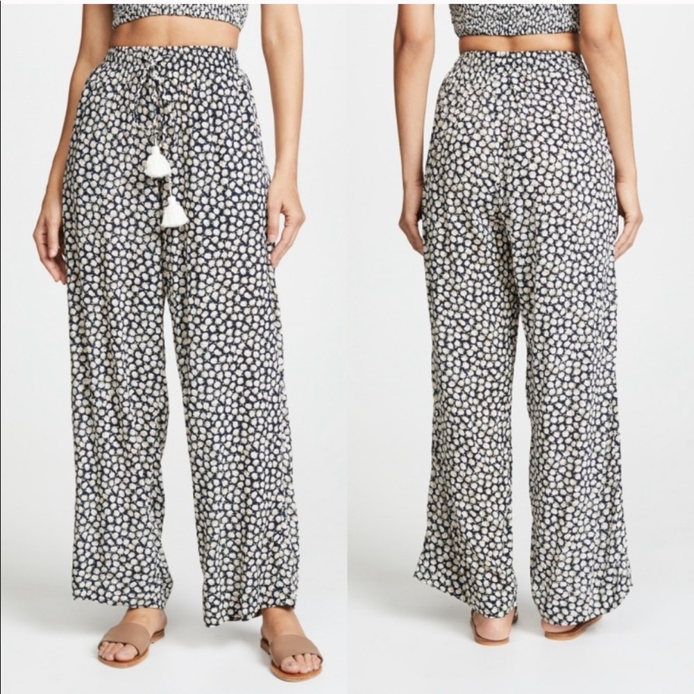 Faithful the Brand Biella floral wide leg pant